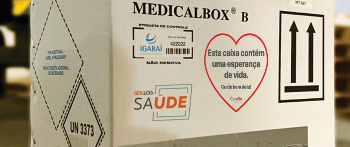 GOLLOG é a parceira oficial da Invitrocue Brasil e da Care On Logística no transporte de exames oncológicos para todo o País